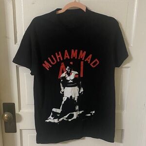 Source Unknown Black and Red Graphic Tee